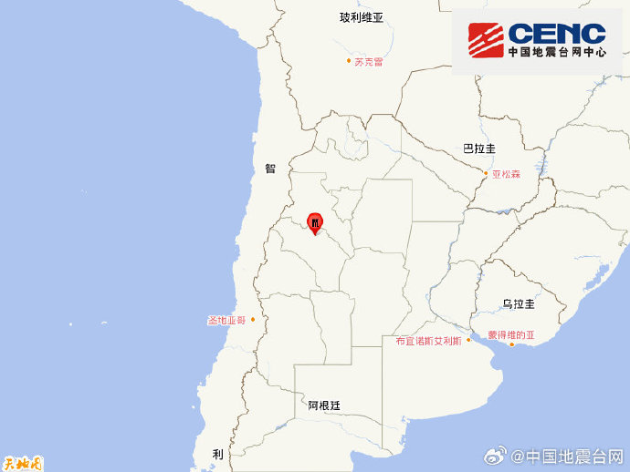中国地震台网正式测定